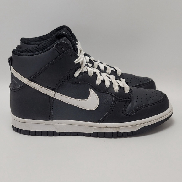 Kids Nike Dunk Venom Anthracite High Top Sneakers Black White DH9751-001 Size 4Y - Picture 1 of 13